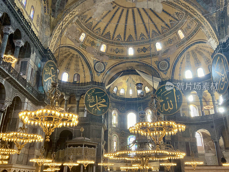 Turkey- İstanbul- Hagia Sophia Mosque - inside